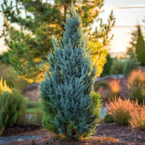 Blue Point Juniper (Juniperus chinensis) - PlantologyUSA - Grower’s Pick 4-5 Feet