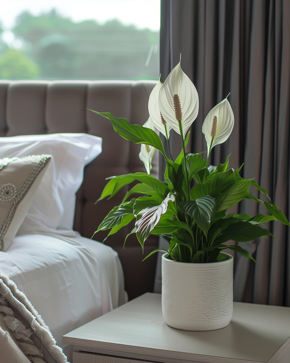 peace lily pillow Peace Lily