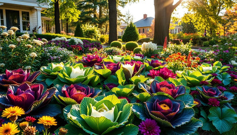 Creating a Fall Garden with Ornamental Cabbage - Plantology USA