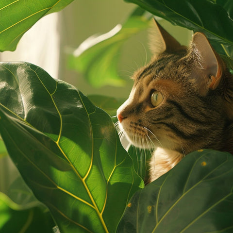 Fiddle Leaf Figs & Cats: Pet-Safe Houseplant Guide - Plantology USA