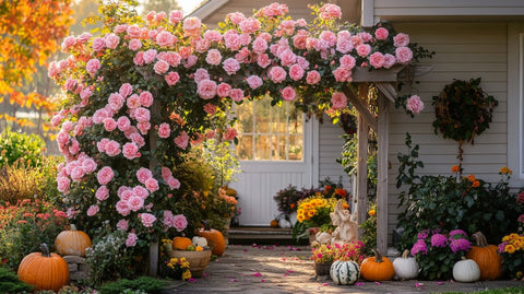 How to Create a Fall Garden with Climbing Roses - Plantology USA