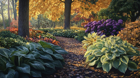 How to Create a Fall Garden with Hostas - Plantology USA