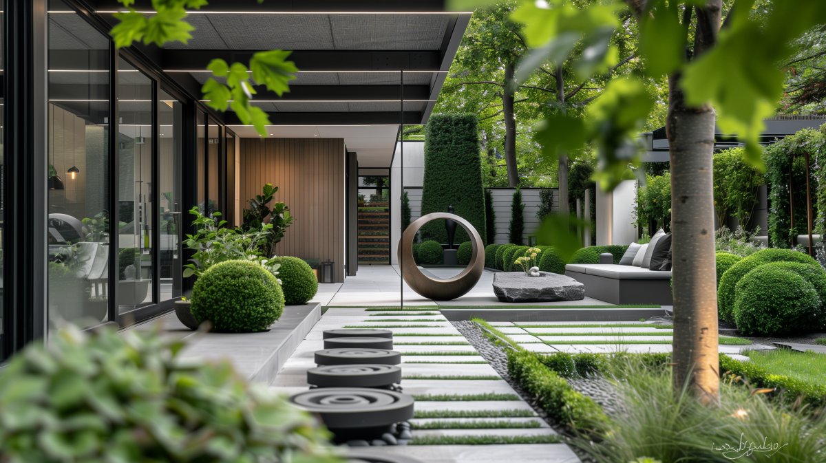 Modern garden design discount