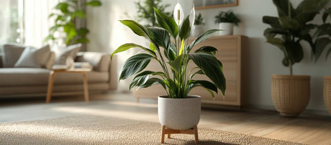 Peace Lily Air Purifying Plant - Plantology USA