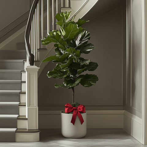 Fiddle Leaf Fig (Ficus Lyrata) - Plantology USA - Tree (Standard)