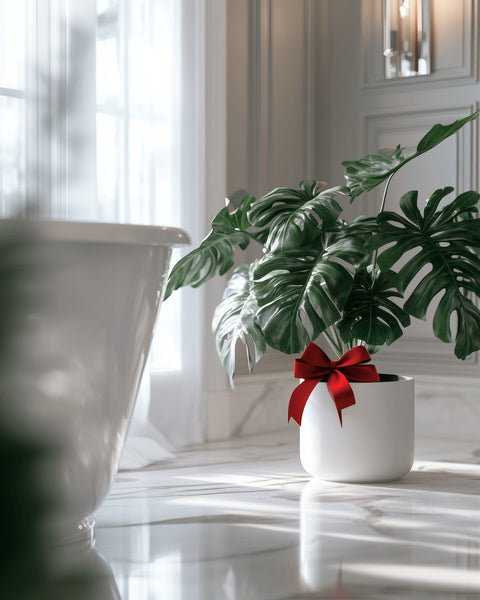 Monstera + Pot (Gift Bundle) - Plantology USA - Extra Large