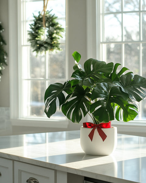 Monstera + Pot (Gift Bundle) - Plantology USA - Medium