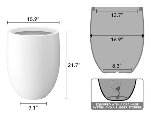 Plantology Pro Fluted Planter - Plantology USA - 