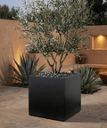 The Architectural Steel Planter - Plantology USA - 32" Cube