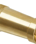 Triumpeek Solid Brass Hose Nozzle, 2 Pack 4" Heavy Duty Brass Garden Hose Nozzle with 10 Rubber Washers - Plantology USA - 