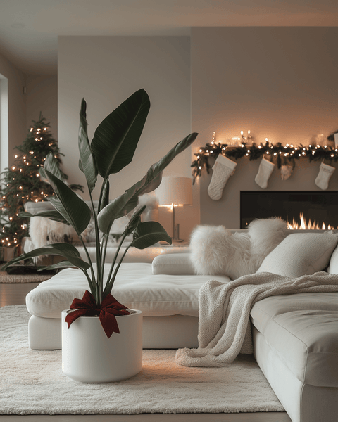 White Bird of Paradise + Pot (Gift Bundle)